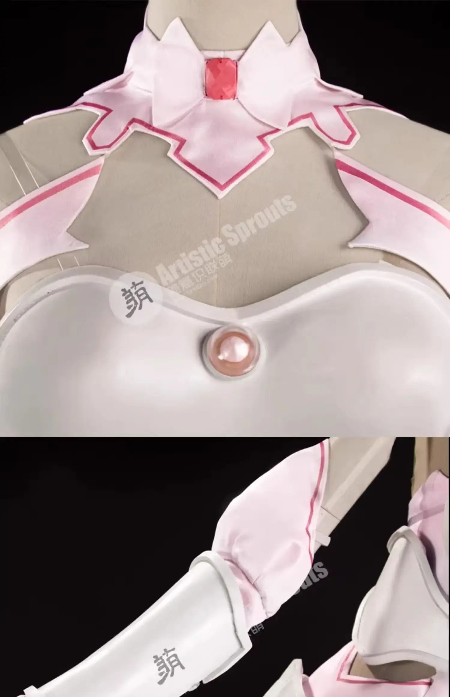 Sword Art Online Yūki Asuna Cosplay Yuuki Asuna SAO Costume Women Dress High Quality Uniform Headwear Gloves Armor Halloween Set