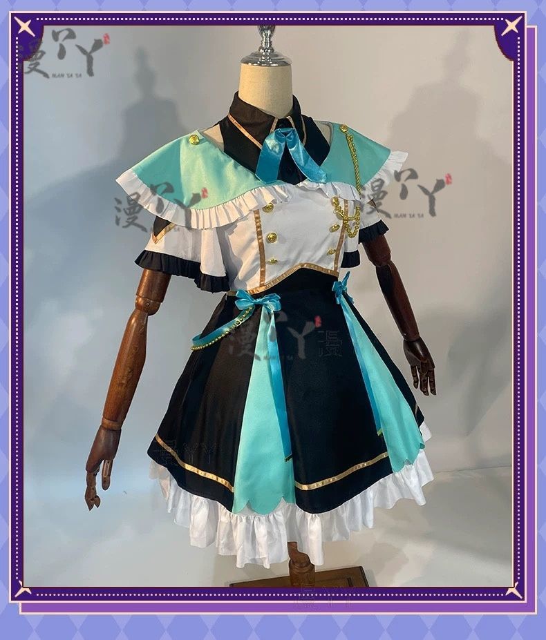 Lazulight Finana Elira Pomu Cosplay Costumes Vtuber Cosplay Dress Anime Clothing Halloween Party Uniforms