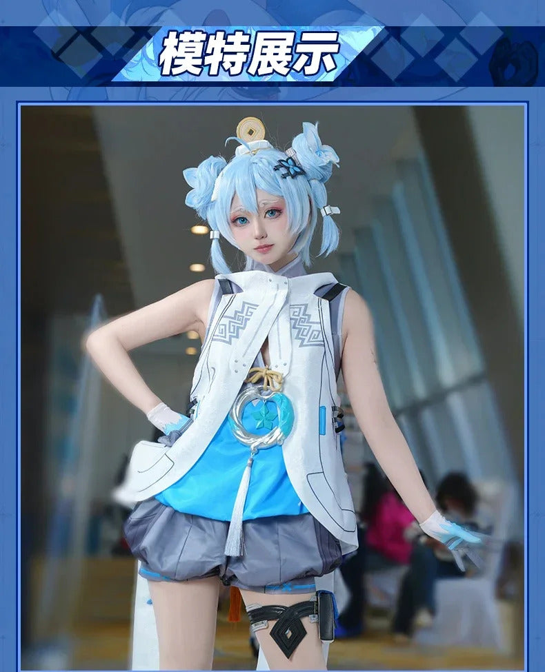 Shusheng-N Wuthering Waves Youhu Cosplay Costume Uniform Halloween Carnival Party Christmas Play Role Clothes Clothing for Women