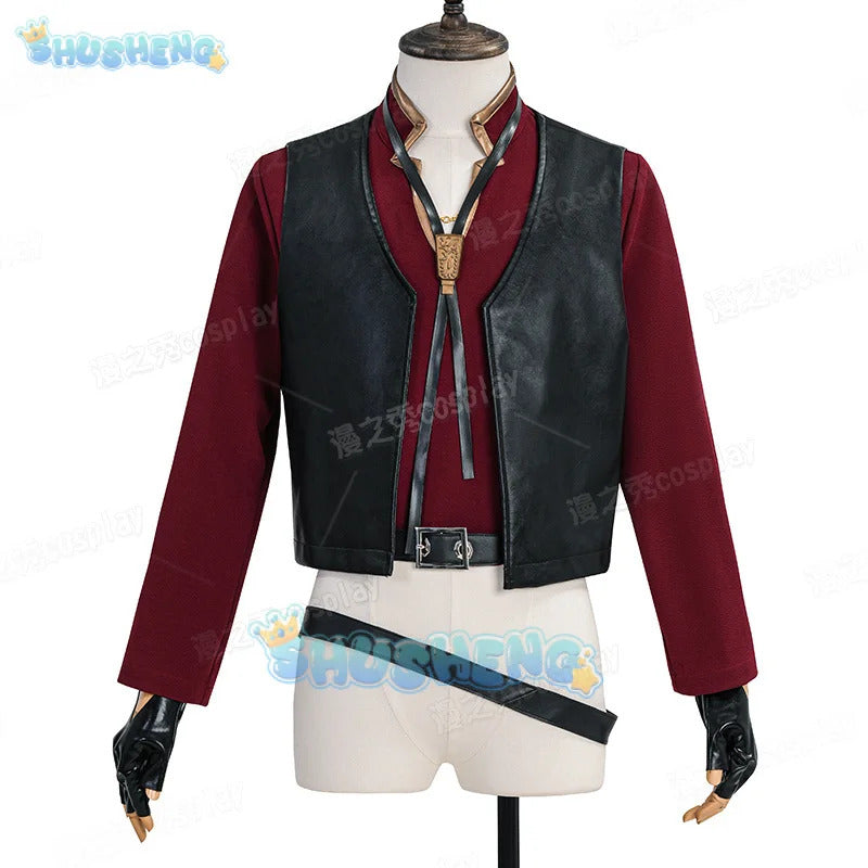 Final Fantasy XIV Lucian Prince's Attire Cosplay Costume Seneschal Prince Set Uniform Halloween Carnival Party Clothing
