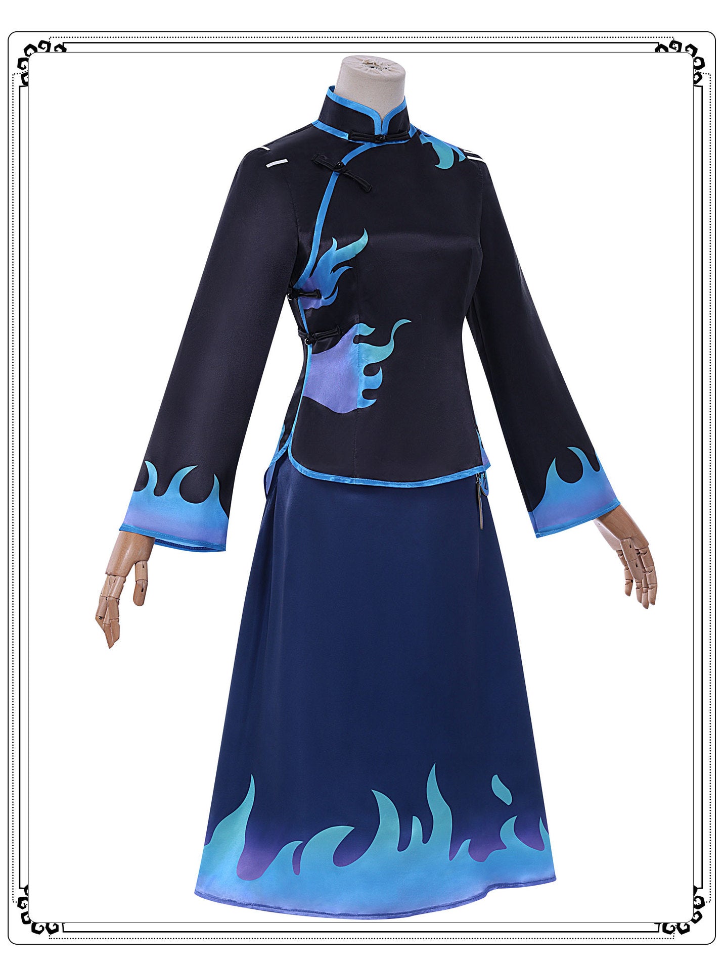 Identity V Antiquarian Flower Fire Cosplay Costume Republic Student Dress Chinese Style Hanfu Anime Game Character Outfit Summer