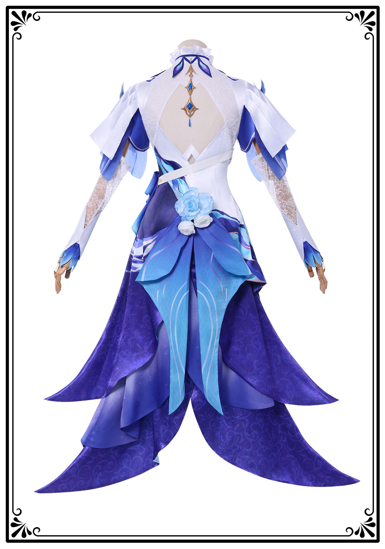 Wuthering Waves Cantarella Cosplay Costume Wig Dress Headwear Earrings Rinascita Fisalia Family Halloween Party for Women Girls