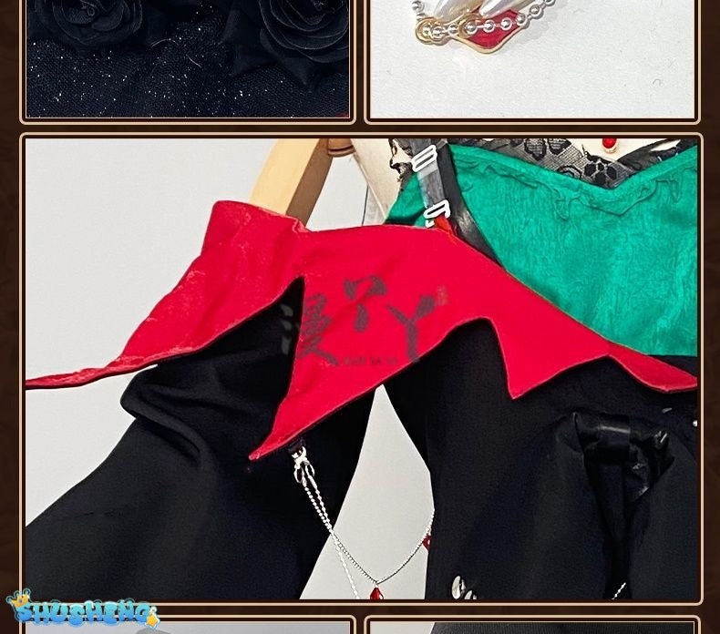 Barmaid Demi Bourbon Cosplay Costume Halloween Christmas Role Playing Party Comic con Game Anime Costume