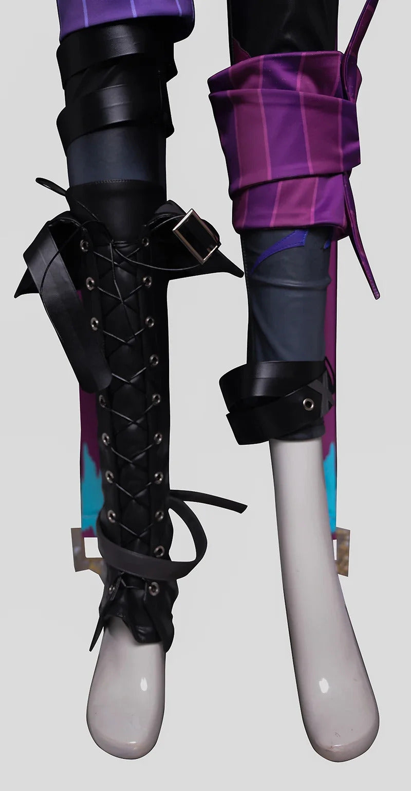 LoL Arcane:League of Legend Jinx Cosplay Costume Uniform Halloween Carnival Party Christmas Play Role Clothes Clothing Shusheng