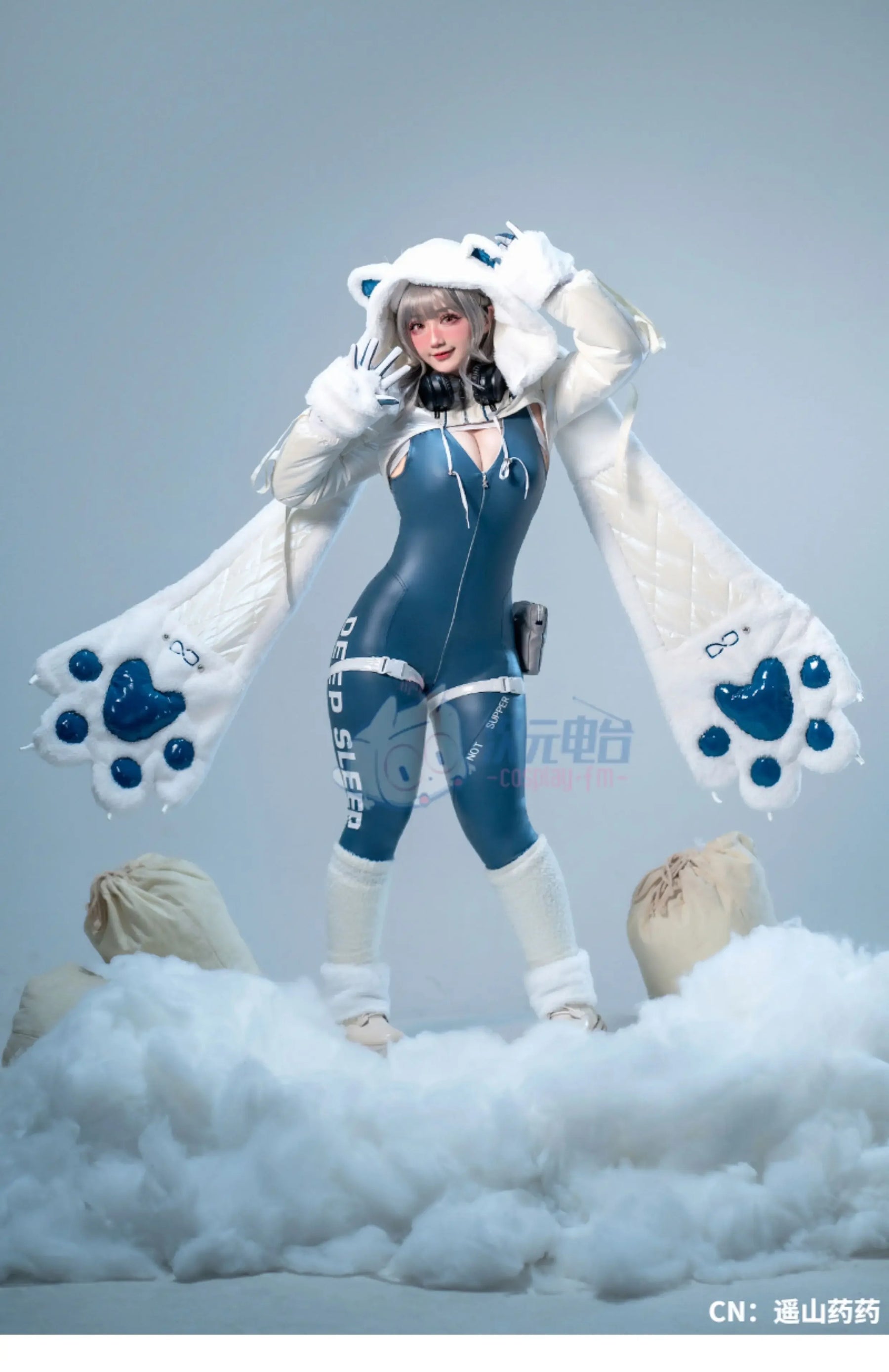 Shusheng-R Game NIKKE:The Goddess of Victory Neve Cosplay Costume Tight leather jumpsuit coat hat Halloween carnival sweet uniform Neve set