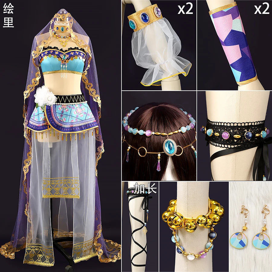 Love Live!u's Printemps Kousaka Honoka/Tojo Nozomi All Members Dancers Awakening Gorgeous Dress Uniform Cosplay Costume Women