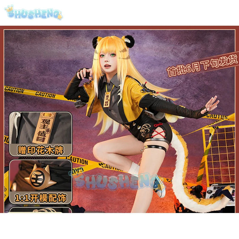 Zenless Zone Zero Ju Fufu Cosplay Costume Uniform Halloween Carnival Party Christmas Play Role Clothes Clothing for Women