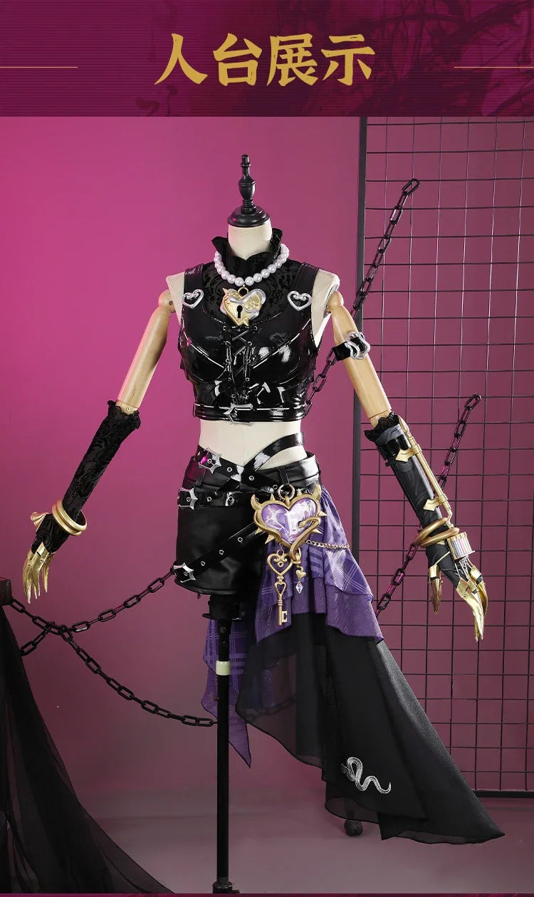 Game Identity V Mechanic Cosplay Costume Mechanic Lock Core Cosplay Outfit Tracy Reznik Role Play For Hallowmas Party