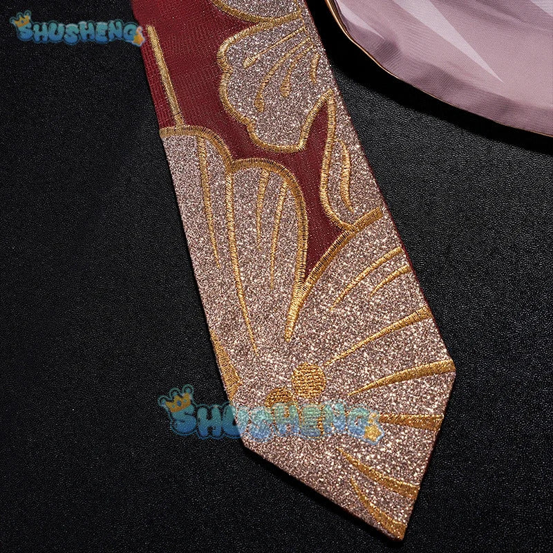 Honkai star rail fugue cosplay dress ingyun pajamas tail hairpins Xianzhou Luofu Halloween party prop Shusheng