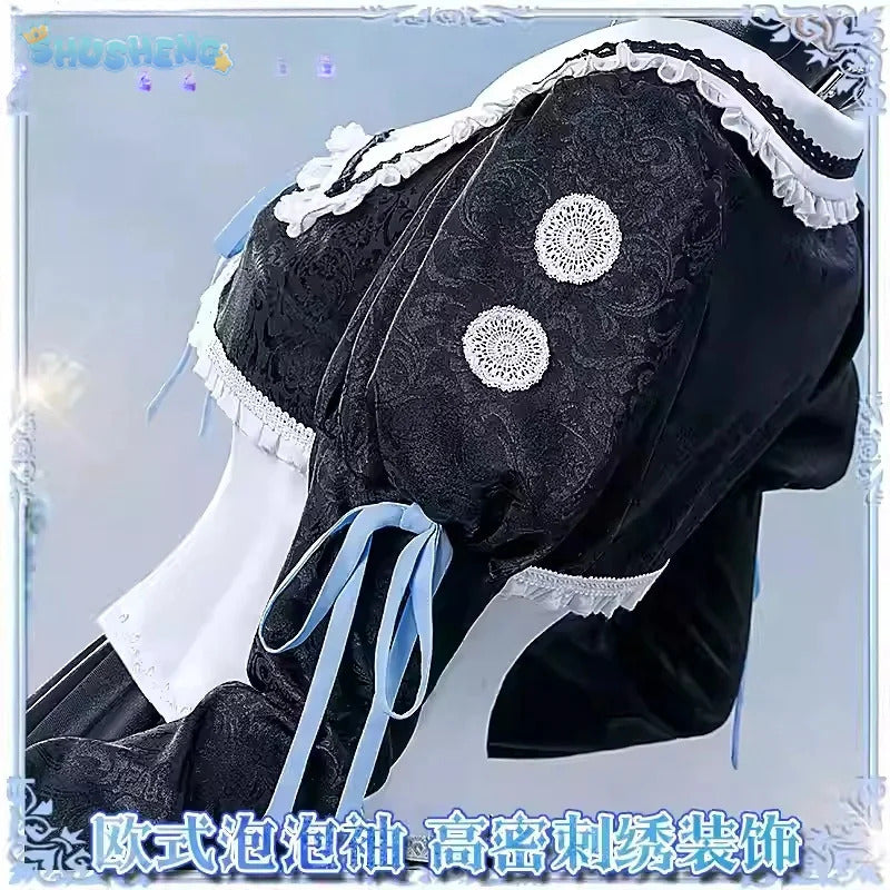 Shusheng-R Anime EVA New Ayanami Rei Cosplay Costume Halloween Party Sweet Lolita dress hat socks necklace prop set men women uniforms