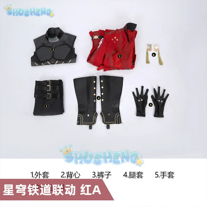 Honkai:Star Rail FATE Archer Cosplay Costume Uniform Halloween Carnival Party Christmas Play Role Clothes Clothing for Men