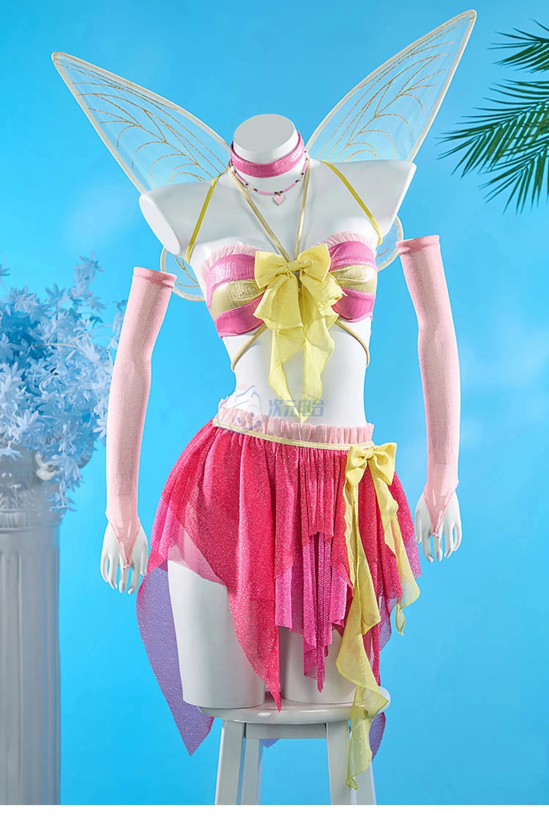 Movie Musa Cosplay Costume Halloween party sexy dress accessories prop wing set women beach sexy swimsuit uniform