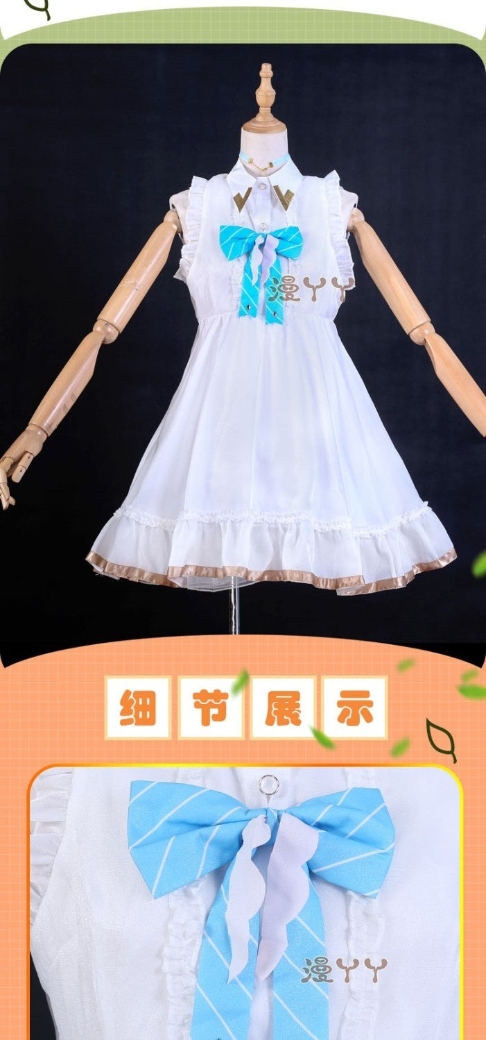Anime VTuber Kagura Nana Cosplay Costume Artist Skin Sweet Lovely Uniform Dress Carnival Party Role Play Clothing New