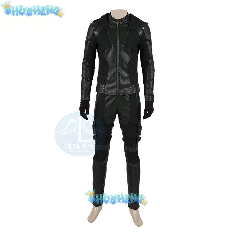 TV Surper Hero Carnival Halloween Adult Superhero Oliver Cosplay Queen Costume Arrow Battle Suits Green Outfit Arrow Hero