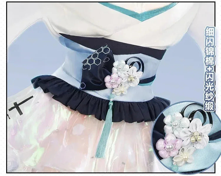 NIKKE:The Goddess of Victory Cinderella Cosplay Costume Halloween Party Elegant Kimono Dress Props Wig Gloves Woman New Uniform