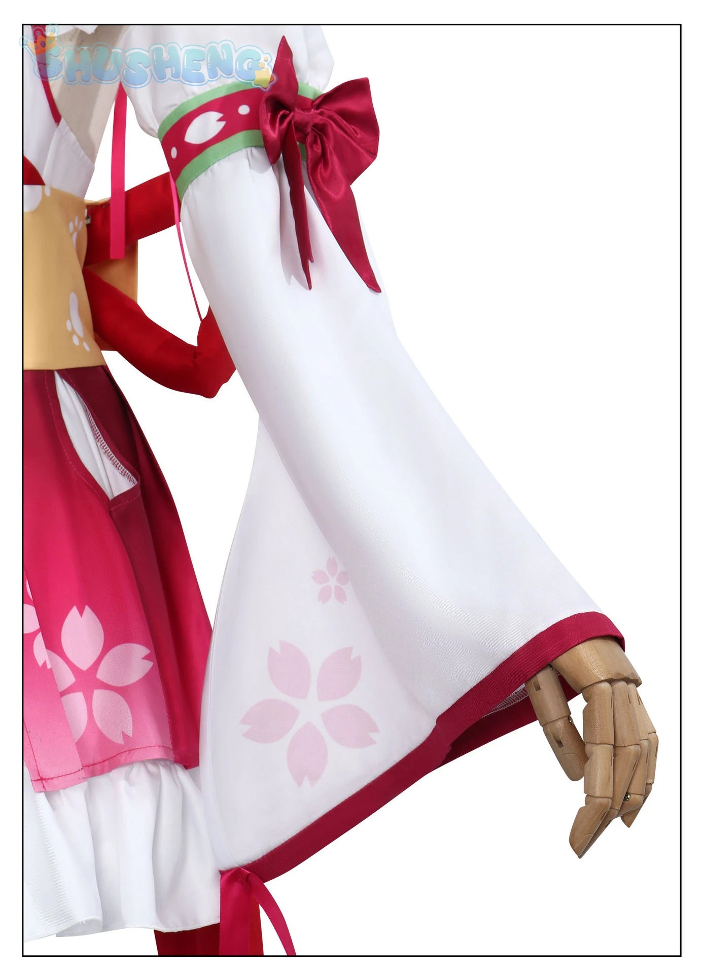 Virtual VTuber Sakura Miko Cosplay Hololive miko Costume Sexy Lolita maid dress wig prop set girls party Christmas gift elite