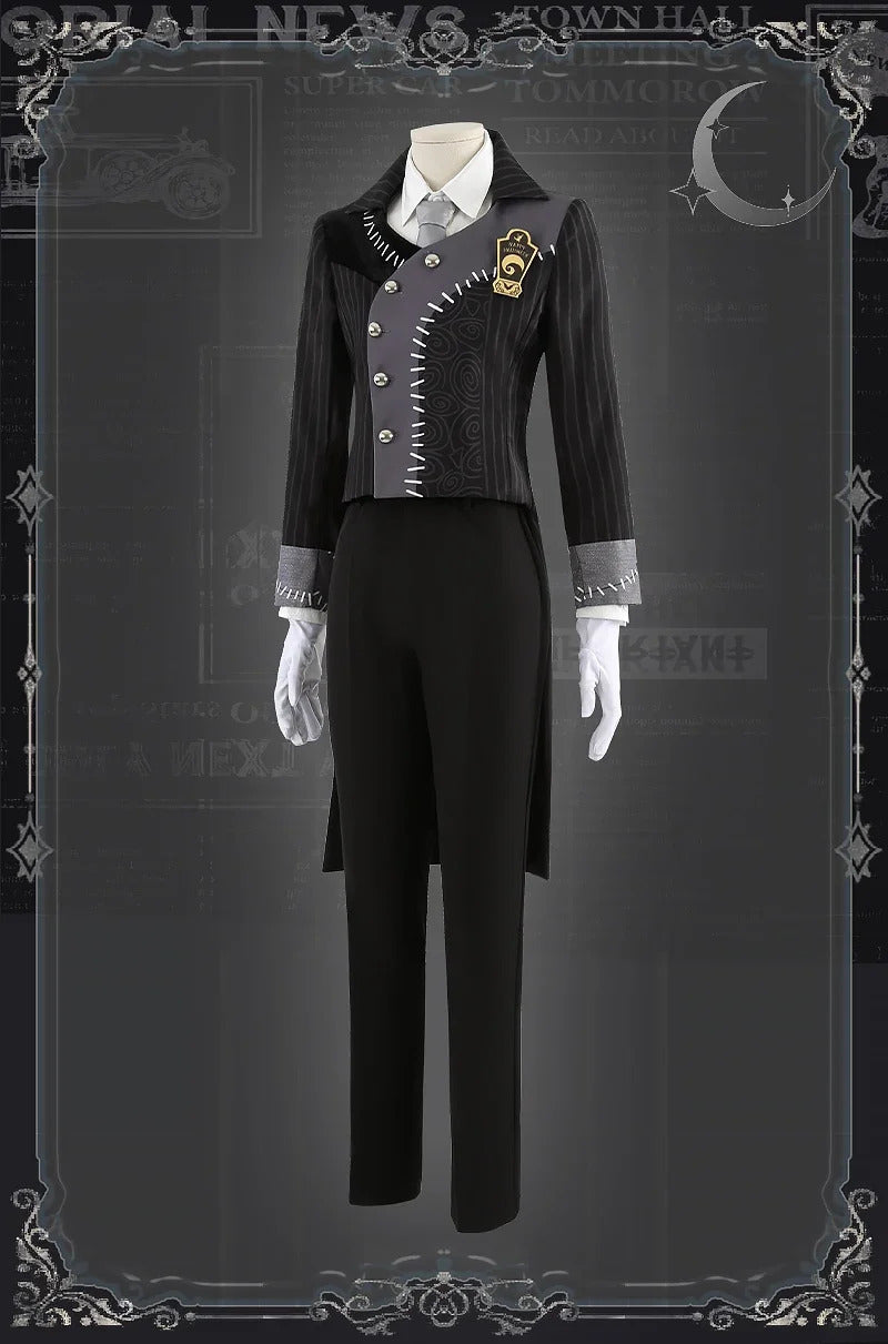 Twisted-Wonderland Jade Leech Cosplay Costume Uniform Halloween Carnival Party Christmas Play Role Clothes Clothing