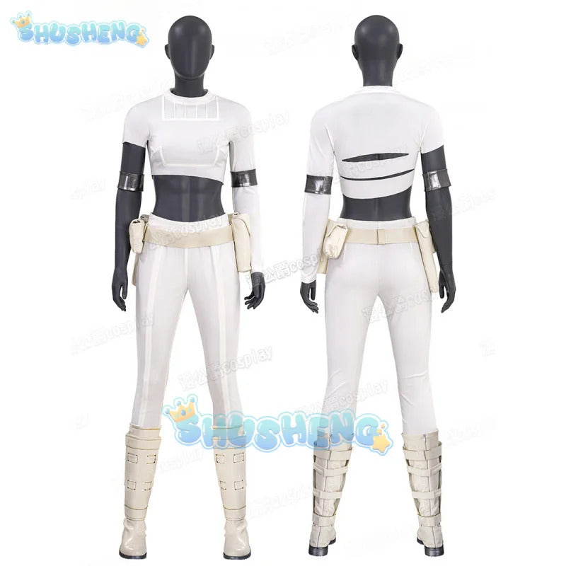 Movie Episode II - Attack of the Clones Padmé Amidala Cosplay Costume Uniform Halloween Carnival Party Christmas Play Role