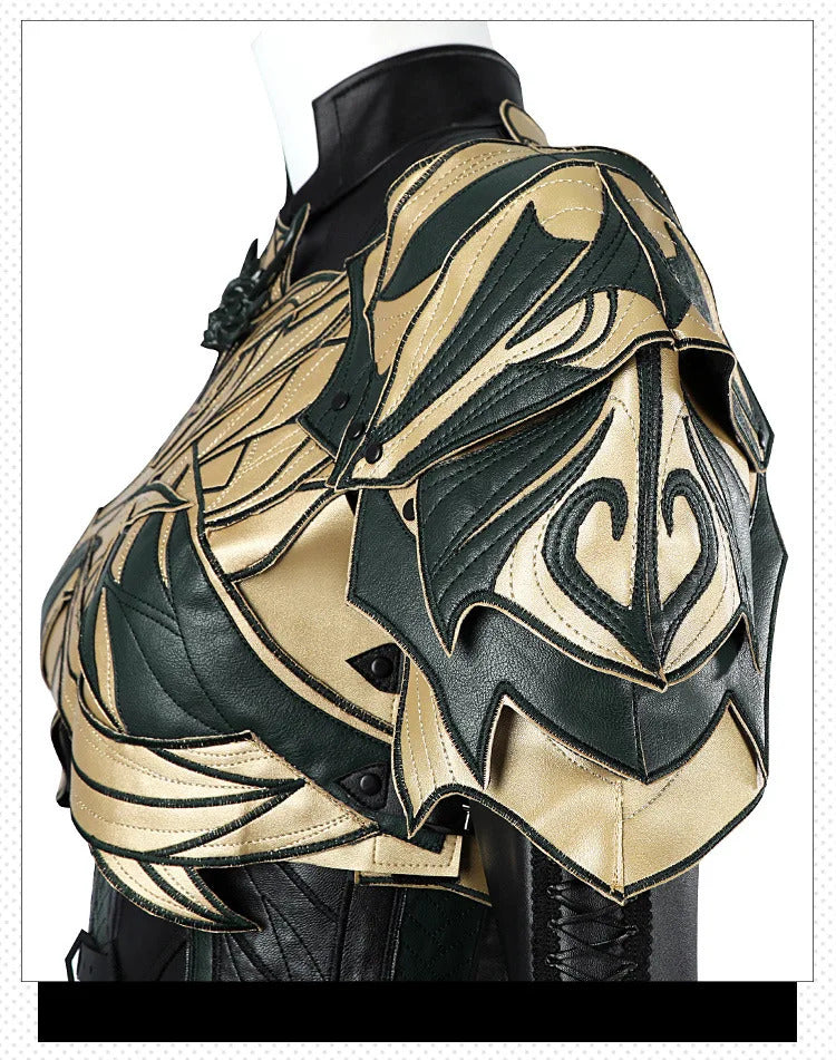 Game Baldur's Gate 3 Minthara Cosplay Costume Women Leathe Battle Suit with Accessories Halloween Carnival Party Outfits
