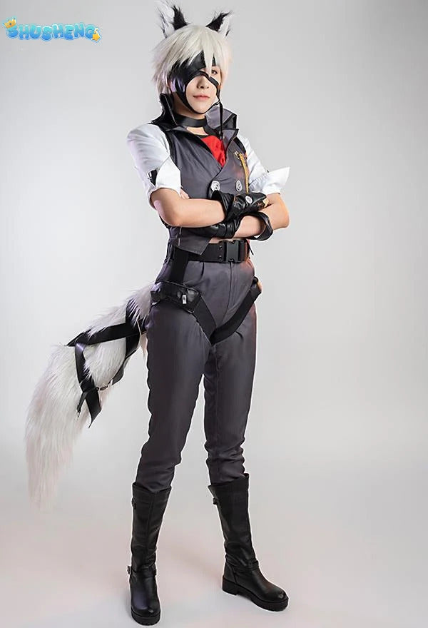 Zenless Zone Zero Von Lycaon Cosplay Costume Wig Game Uniform Tail Rings Victoria Housekeeping New Eridu Halloween for Women Men