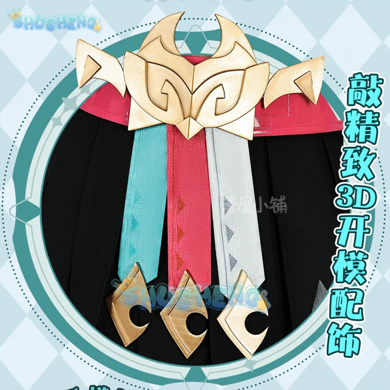 Genshin Impact Varesa Cosplay Costume Uniform Halloween Carnival Party Christmas Play Role Clothes Clothing for Women