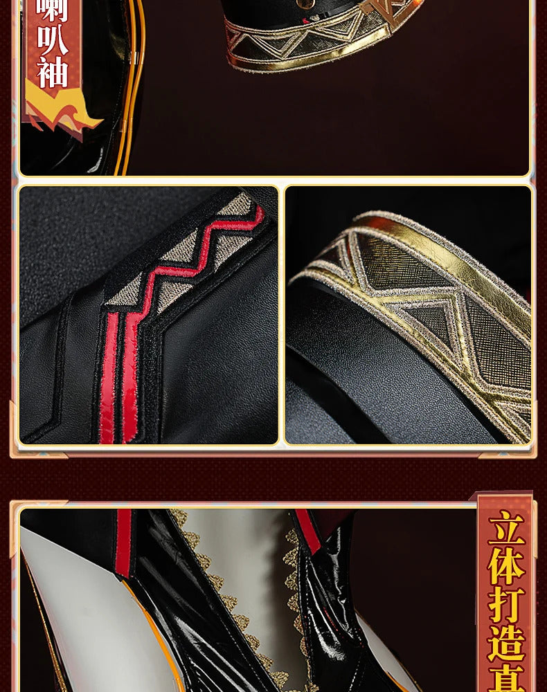 Shusheng Genshin Impact Mavuika Pyro Archon Cosplay Costume Cos Game Anime Party Uniform Hallowen Play Role Clothes Clothing