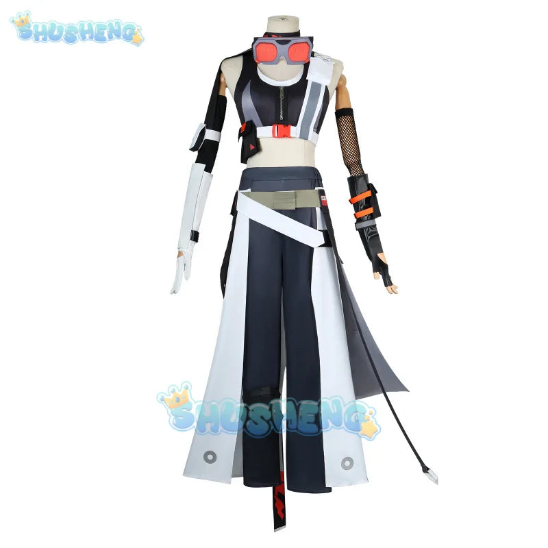 Zenless Zone Zero Grace Howard Cosplay Costume Glasses Belobog Heavy Industries Uniform Halloween Party for Women Props Shusheng