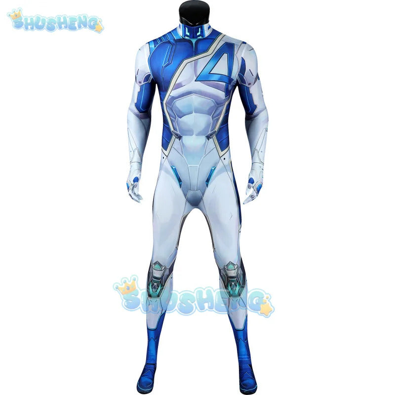 Mister Fantastic Cosplay Costume Reed Richards Uniform Halloween Carnival Party Christmas Play Role Clothes Clothing for Men