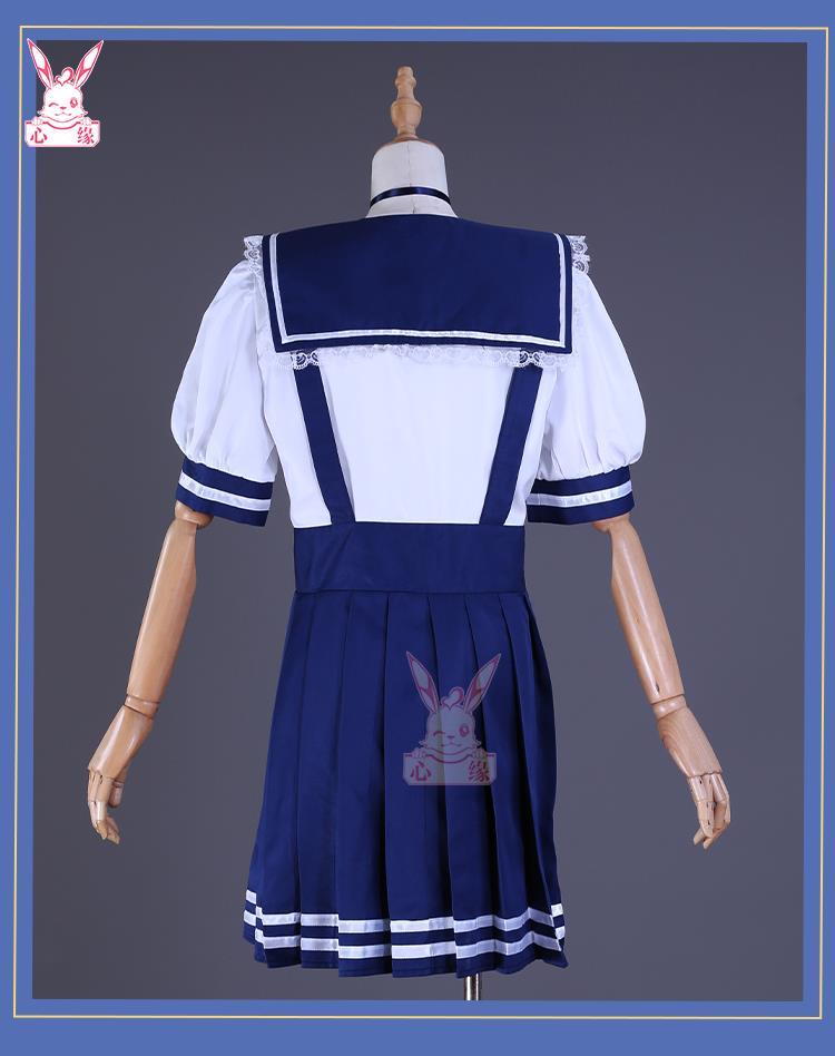In Stock Aqua Minato Cosplay Costumes Hololive Holo Vtuber JK Sailor School Uniform Seifuku Ateshi Onion Baqua