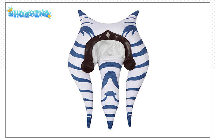 The Mandalorian Ahsoka Cosplay Costume for Adult With Headwear Ahsoka Tano Anakin Full Set Uniform Halloween Cosplay Clothes