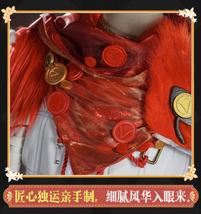 Identity V Florian Bland Fire Investigators LingHu Cosplay Costume Uniform Halloween Carnival Party Christmas Play Role Clothes