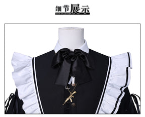 Anime NIJISANJI Kanae Cosplay Costume Male Servant Attire