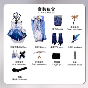 Genshin Impact Skirk cosplay Game costume set Skirk new costume