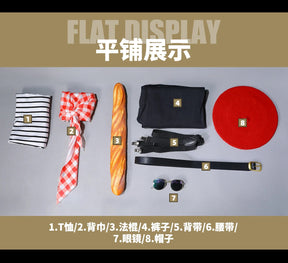 Shusheng-R Clair Obscur: Expedition 33 Gustave Cosplay Costume Stick Version Set Halloween Role Play Clothing