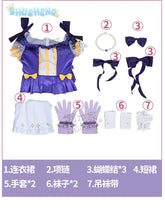 Lovelive Heanna Sumire Liella Nonfiction Cosplay Costume Necklace Accessories Gloves Socks Girl Cute Lolita Halloween Party Set