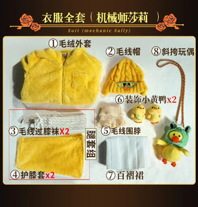 Identity V Sally Skin Mechanic Cosplay Costume Uniform Halloween Carnival Party Christmas Play Role Clothes Clothing for Women