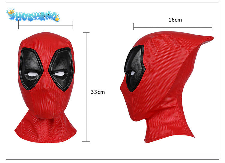 DP3 Wade Wilson Halloween Carnival Super Hero Red Soldier High Quality Cosplay Clothing Boys Combat Suit Tights and Accessories