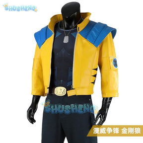 Rivals WOLVERINE Cosplay Costume Men Jacket Pant Superhero Rival Costume Logan Coat Outfit Male Halloween Clothes Party Full Set