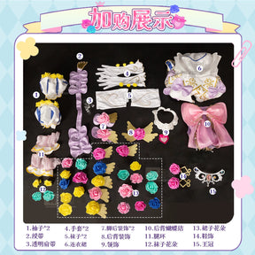 Shusheng-R Anime Pripara Manaka Laala  Women Lolita Dress Cosplay Costume