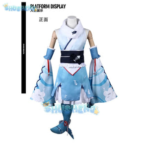 Hololive Vtuber Cosplay Costume New Year Kimono for Women Girls Men Adult Anime Outfit Halloween