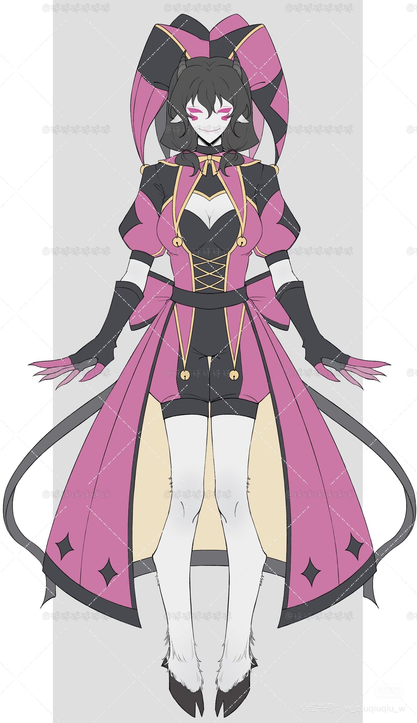 deposits！！Cosplay Series: Mononoke- Freak Circus-Colombina （doujin）Cosplay Costume presale  the fan artist authorization