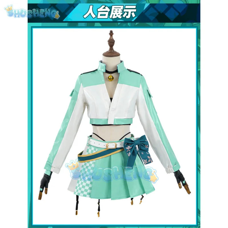 Genshin Impact Kirara Racing Suits Women Cosplay Costume Game Anime Party Uniform Hallowen Play Role Clothes Clothing Shusheng