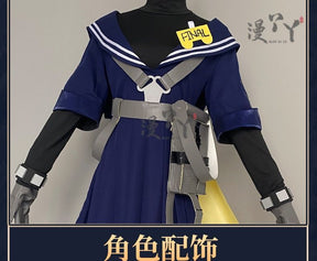Game Arknights Irene Cosplay Costume Navy Jk Uniform Halloween Carnival Party Play Role Clothes Clothing COSFun