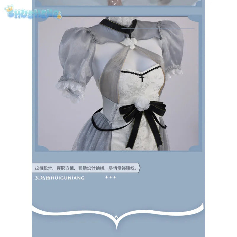NIKKE：The Goddess of Victory Cinderella Cosplay Costume Anniversary Illustration Dress Halloween Carnival Sweet Lolita Uniform