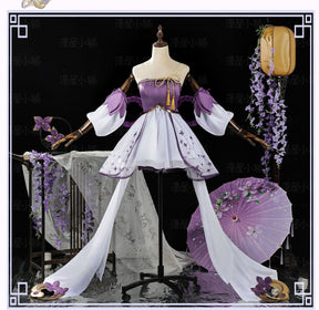 Honor of Kings New Mooyiyi cos Krixi‌ Cosplay costume Halloween Christmas Role Playing Party Comic Exhibition Game Xiao Qiao