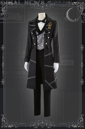 Twisted Wonderland idia Cosplay Costume Coat vest shirt pants tie brooch glove set Halloween high-quality Woman Man idia uniform