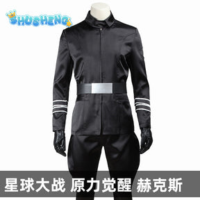 Movies Tv Skywalker Armitage Hux Cosplay Star Wars Costume Adult Men Top Pants Cloak Belt Jedi Halloween Carnival Costumes