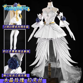 Game Cosplay Series: LOL-Crystal Rose Lux/Lux, the Lady of Luminosity  Cosplay Costume full set Shushengcos