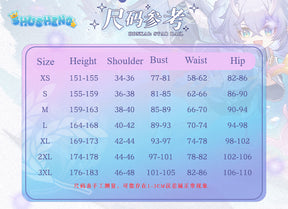 Bailu Cosplay Collab Series: Honkai Star Rail Cosplay Bailu Costume Healer Lady HSR Cosplay Halloween Costumes Outfit