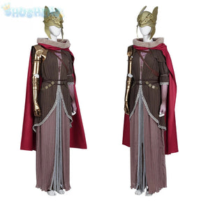 Game Elden Malenia Cosplay Suit Old Man Ring Valkyrie Same Women Malenia Dress Role Play Outfit Accessories Halloween Costumes
